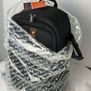 Black Electronics Backpack